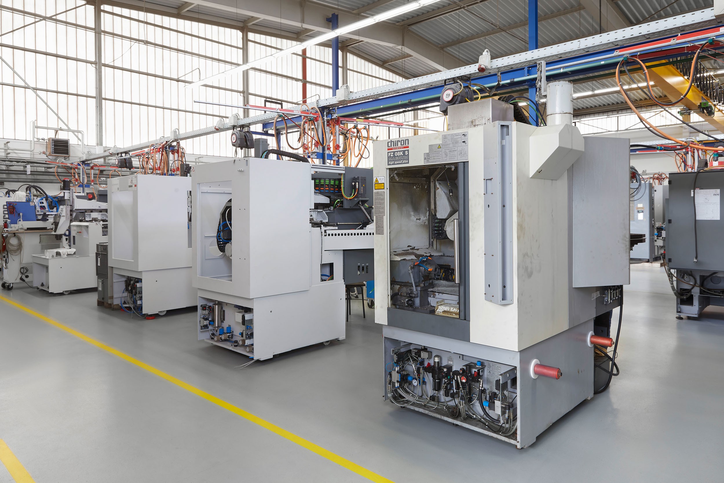 One by one: In just twelve weeks, the customer will receive a total of six machining centers, fully upgraded to state-of-the-art standards, ready to resume operation at their manufacturing facilities.
